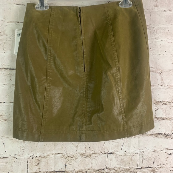 Free People Vegan Suede Modern Femme Mini Skirt - Picture 3 of 6